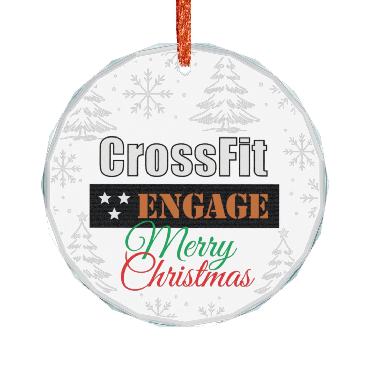 CFE Glass Christmas Ornament