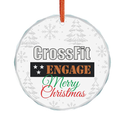 CFE Glass Christmas Ornament
