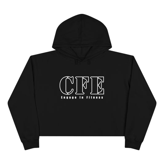 Initials Crop Hoodie