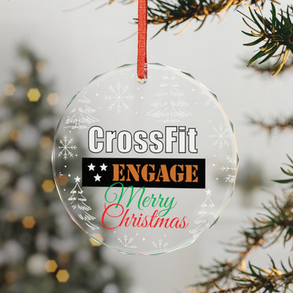 CFE Glass Christmas Ornament
