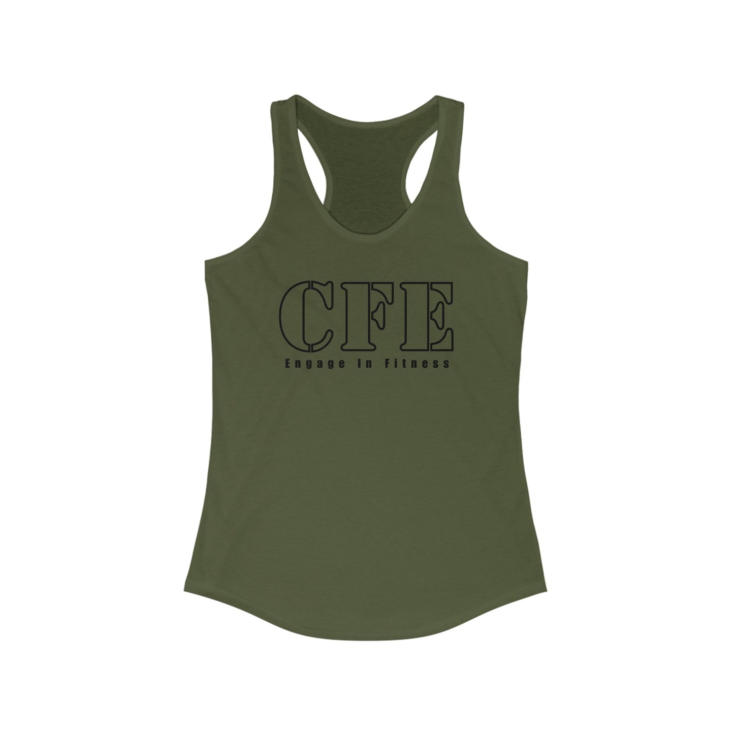 Initials Racerback Tank